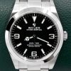Rolex Explorer I, 39mm, in Stainless Steel, Black 3,6,9 Dial, on Stainless Steel Rolex Oyster Bracelet, Ref. 214270,  Circa: 2016 ,Complete with Box, Books, Swing Tags, Rolex Warranty Card, Rolex Service Card & Balance of 2 Year Rolex Service Warranty