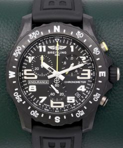 Breitling Endurance Chronograph Pro 44 in a Brightlight case Black Arab dial, Caliber 82 SuperQuartz on a Breitling rubber strap Ref. X82310, Circa: 2023, with Box, Book, Breitling Warranty Card & Balance of 2 Year Breitling Factory Warranty