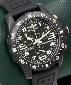 Alternative view of Breitling Endurance Chronograph Pro 44 in a Brightlight case Black Arab dial, Caliber 82 SuperQuartz on a Breitling rubber strap Ref. X82310, Circa: 2023, with Box, Book, Breitling Warranty Card & Balance of 2 Year Breitling Factory Warranty