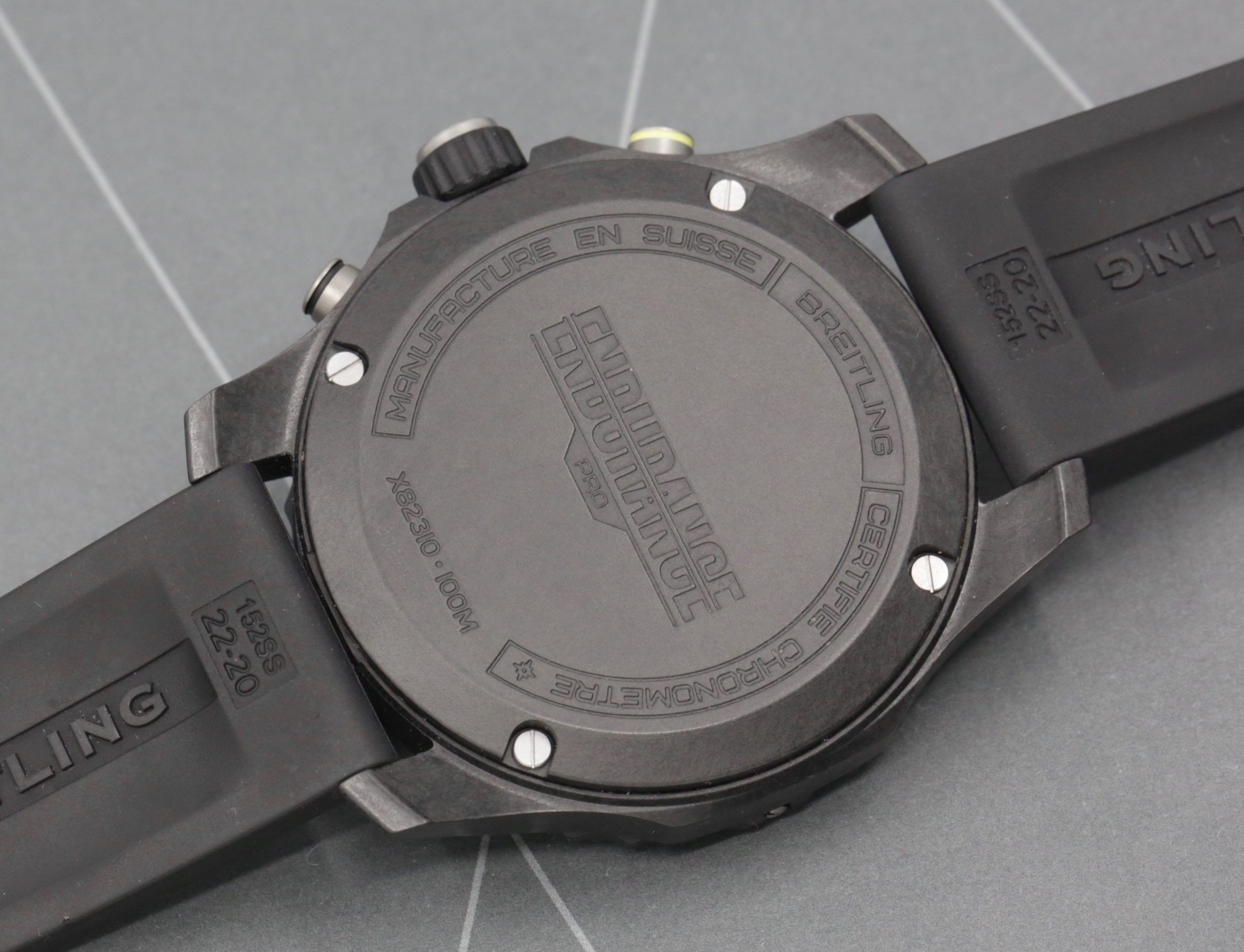 Breitling Endurance Chronograph Pro 44 in a Brightlight case Black Arab dial, Caliber 82 SuperQuartz on a Breitling rubber strap Ref. X82310, Circa: 2023, with Box, Book, Breitling Warranty Card & Balance of 2 Year Breitling Factory Warranty - Image 5