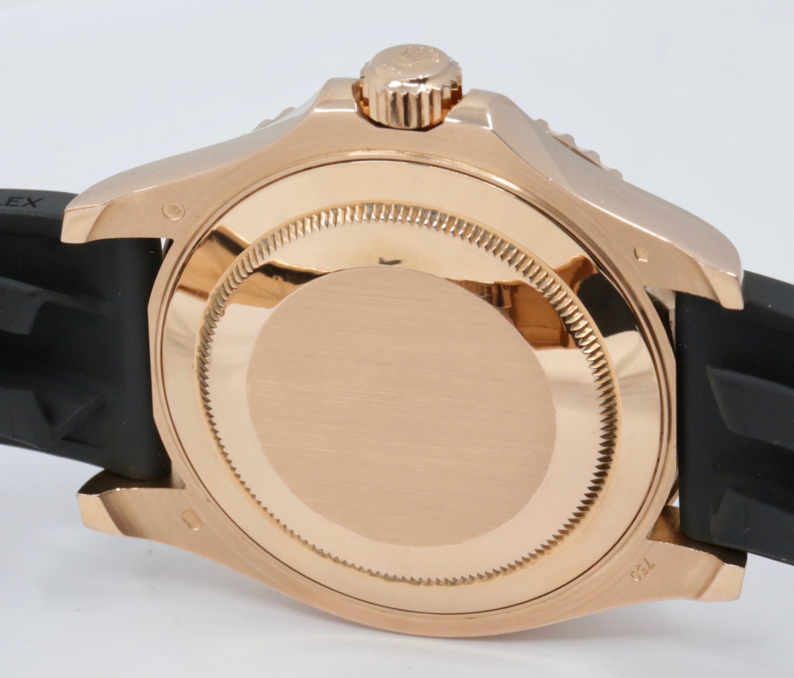 Rolex Yacht-Master 40, in 18ct Everose Gold, Black Index Dial, Black Ceramic Bezel, on Rolex Oysterflex Band with 18ct Everose Gold Rolex Deployant, Ref. 116655, Circa: 2016, with Box, Books, & Rolex Warranty Card - Image 5