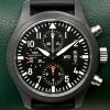 IWC Pilot's Chronograph "Top Gun", 44mm Ceramic Case, Black Arab Dial, on Black IWC Composite Strap with IWC Tang Buckle, Ref. IW378901, Circa: 2009, with Box, Books, & IWC Warranty Card