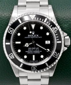 Rolex Oyster Perpetual Sea-Dweller, 1200meter, 40mm, Stainless Steel, Black Index Dial Aluminium Bezel, on a Rolex Stainless Steel Oyster Bracelet, Ref. 16600, Z Series, Circa: 2006, with Box, Books, & Rolex Warranty Card.