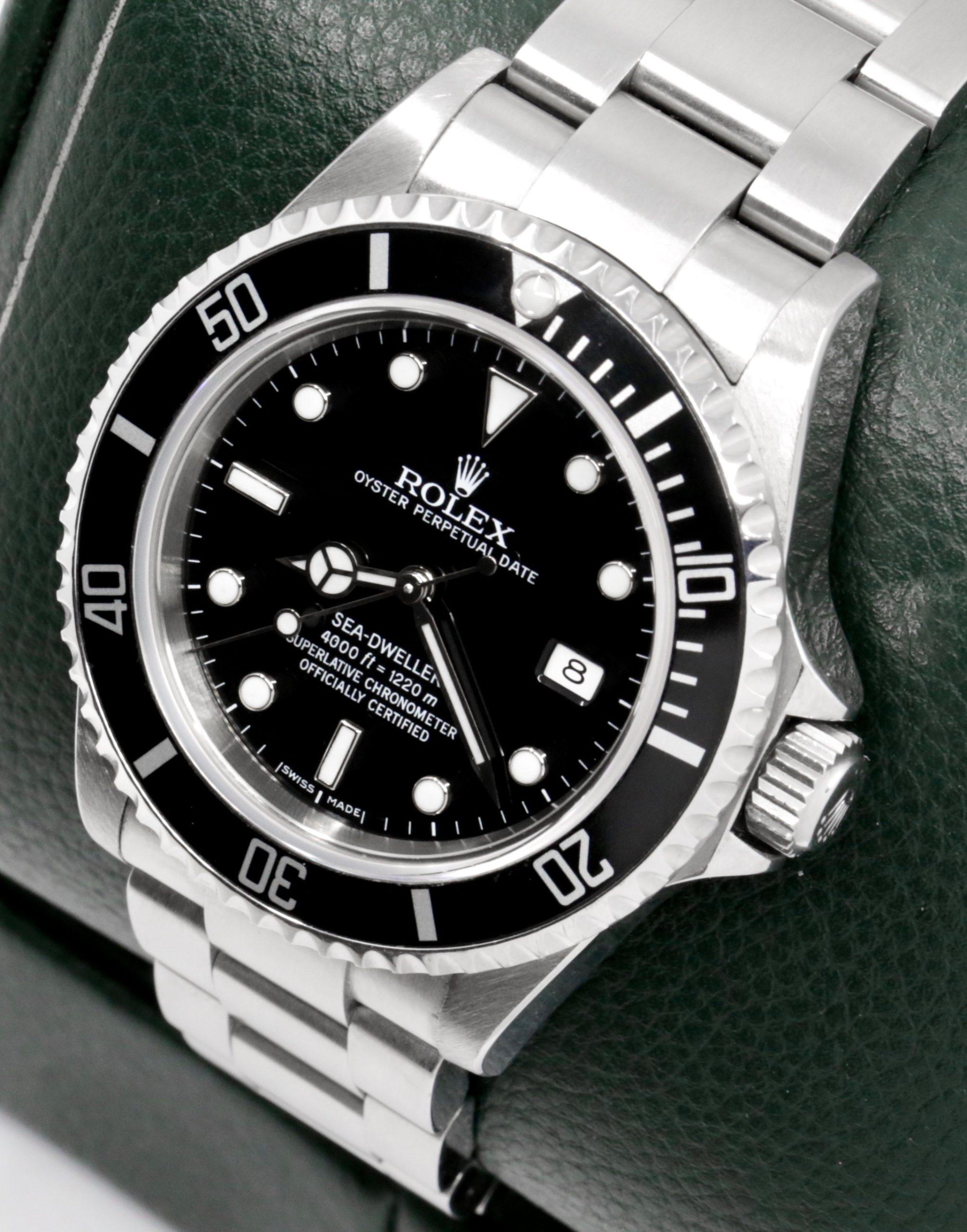 Rolex Oyster Perpetual Sea-Dweller, 1200meter, 40mm, Stainless Steel, Black Index Dial Aluminium Bezel, on a Rolex Stainless Steel Oyster Bracelet, Ref. 16600, Z Series, Circa: 2006, with Box, Books, & Rolex Warranty Card. - Image 2