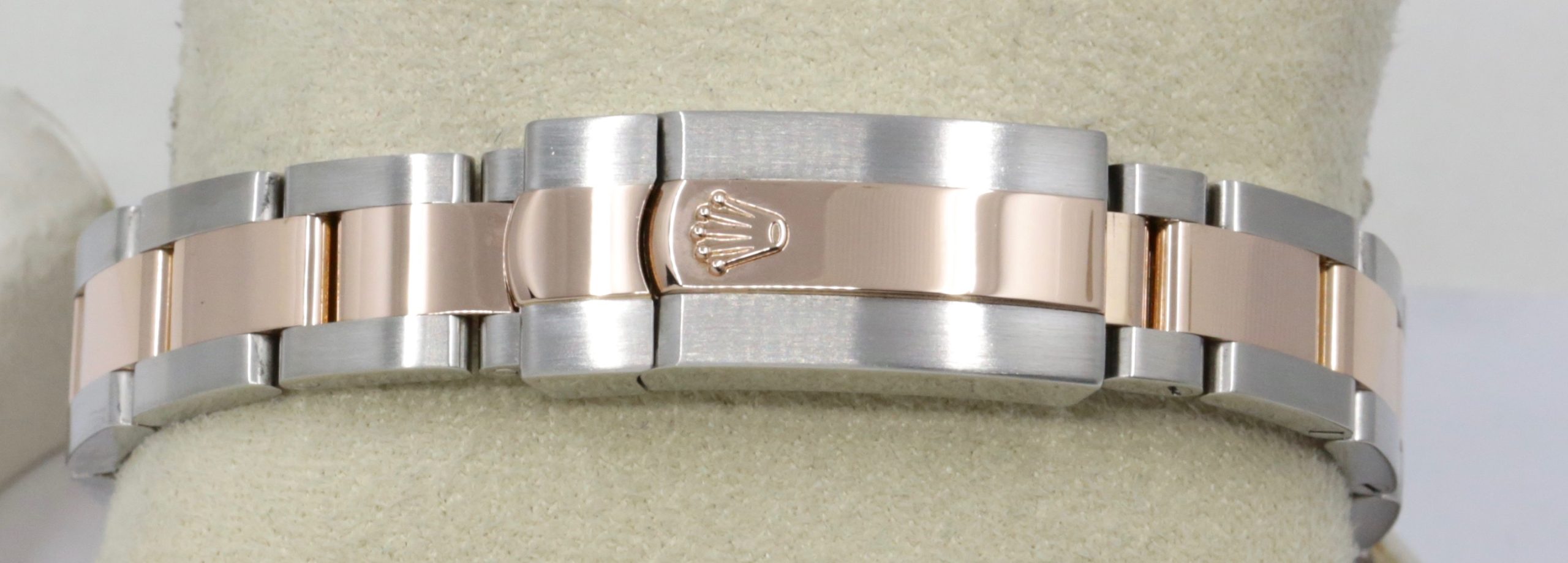 Rolex Lady-Datejust 26, Stainless Steel & 18ct Everose Gold, Sundust Dial with Factory Set Diamonds, Domed Bezel, on Stainless Steel & 18ct Everose Gold Rolex Oyster Bracelet, Ref. 179161, with Rolex Booklet - Image 5