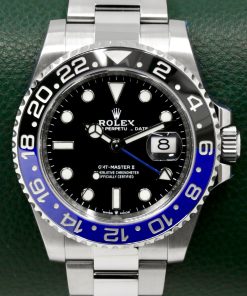 Rolex GMT Master II "Batman", Black & Blue Ceramic Bezel on Rolex Stainless Steel Oyster Bracelet, Ref. 126710BLNR, Circa: 2020, with Box, Books, Swing Tags, Rolex Warranty Card & Balance of 5 Year Rolex Factory Warranty