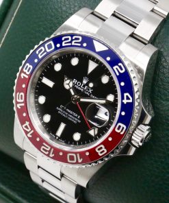 Alternative view of Rolex GMT-Master II "Pepsi", Stainless Steel, Black Index Dial, Blue & Red Ceramic Bezel on Stainless Steel Rolex Oyster Bracelet, Ref. 126710BLRO, Circa: 2021, with Box, Books, Rolex Warranty Card & Balance of 5 Year Rolex Factory Warranty
