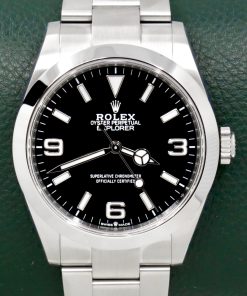 Rolex Explorer I, 40mm, Stainless Steel, 3,6,9 Explorer Dial, on Stainless Steel Rolex Oyster Bracelet, Ref. 224270, Circa: 2023, with Box, Books, Swing Tags, Rolex Warranty Card & Balance of 5 Year Rolex Factory Warranty