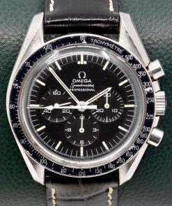 Vintage Omega Speedmaster Professional, Manual Wind Cal. 861, Stainless Steel, Original Dot Over 90 Bezel, Original Matte "T Swiss T" Dial, Original Hands,  Omega Seahorse on the Case Back, on Black Alligator Leather Strap, Ref. 145.022-69ST, Circa: 1969