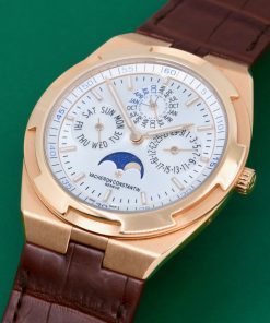 Alternative view of Vacheron Constantin Overseas Perpetual Calendar Ultra-Thin, in 18ct Rose Gold, Silver Sunburst Dial, on Vacheron Constantin Alligator Strap with 18ct Rose Gold Tang Buckle, Ref. 4300V/120R-B064, Circa: 2020, with Box, Books & Vacheron Constantin Warranty Card