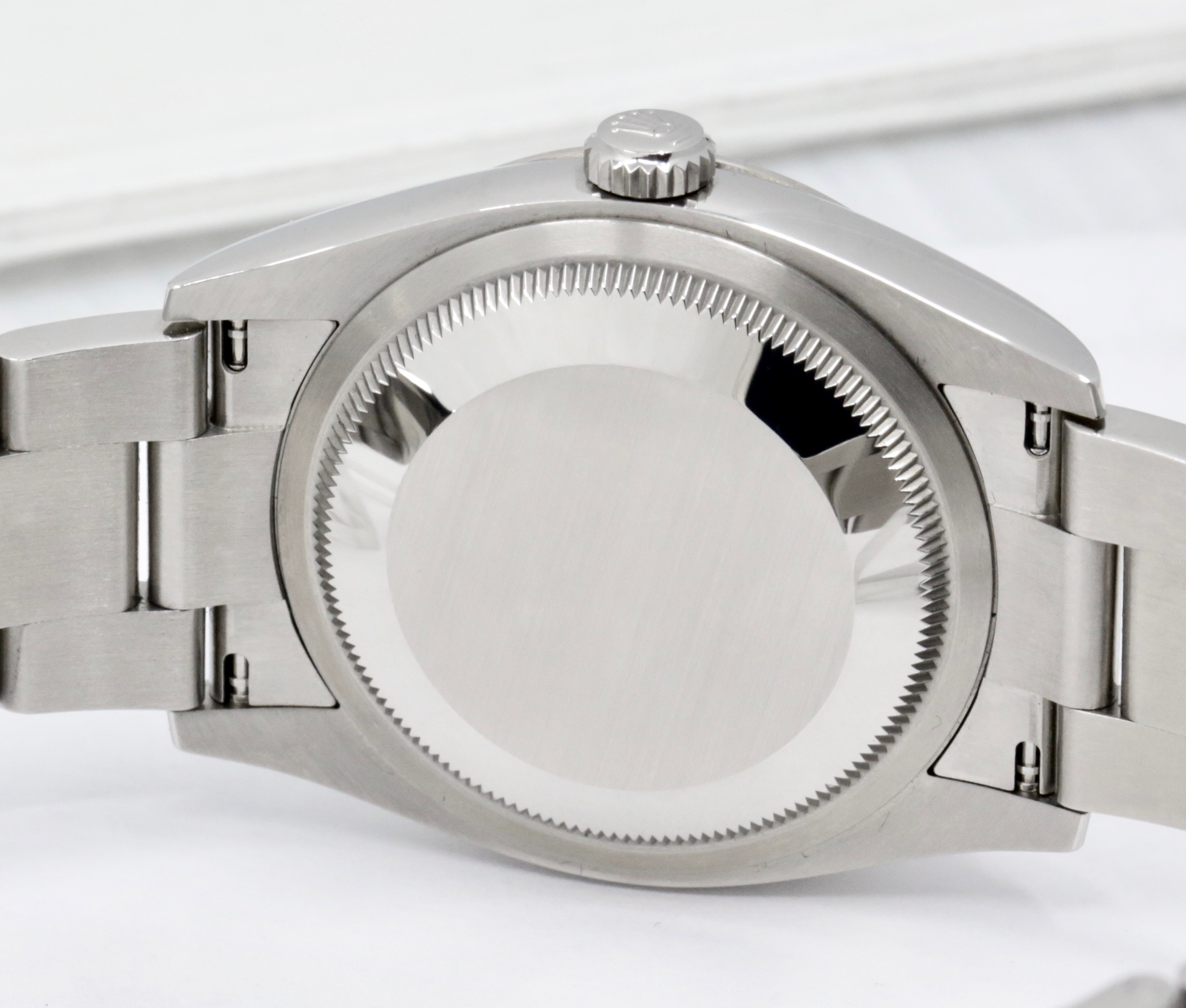 Rolex Oyster Perpetual Datejust 36, Stainless Steel, 18ct White Gold Fluted Bezel, Black Index Dial, on Stainless Steel Rolex Oyster Bracelet, Ref. 126234, Circa: 2024, with Box, Books, Rolex Warranty Card, & Balance of 5 Year Rolex Factory Warranty - Image 5