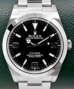 Rolex Explorer I, 39mm in Stainless Steel, Black 3,6,9 Mark 1 Dial on a Rolex Oystersteel Bracelet, Ref. 214270, Circa: 2017, Box, Books, & Rolex Warranty Card
