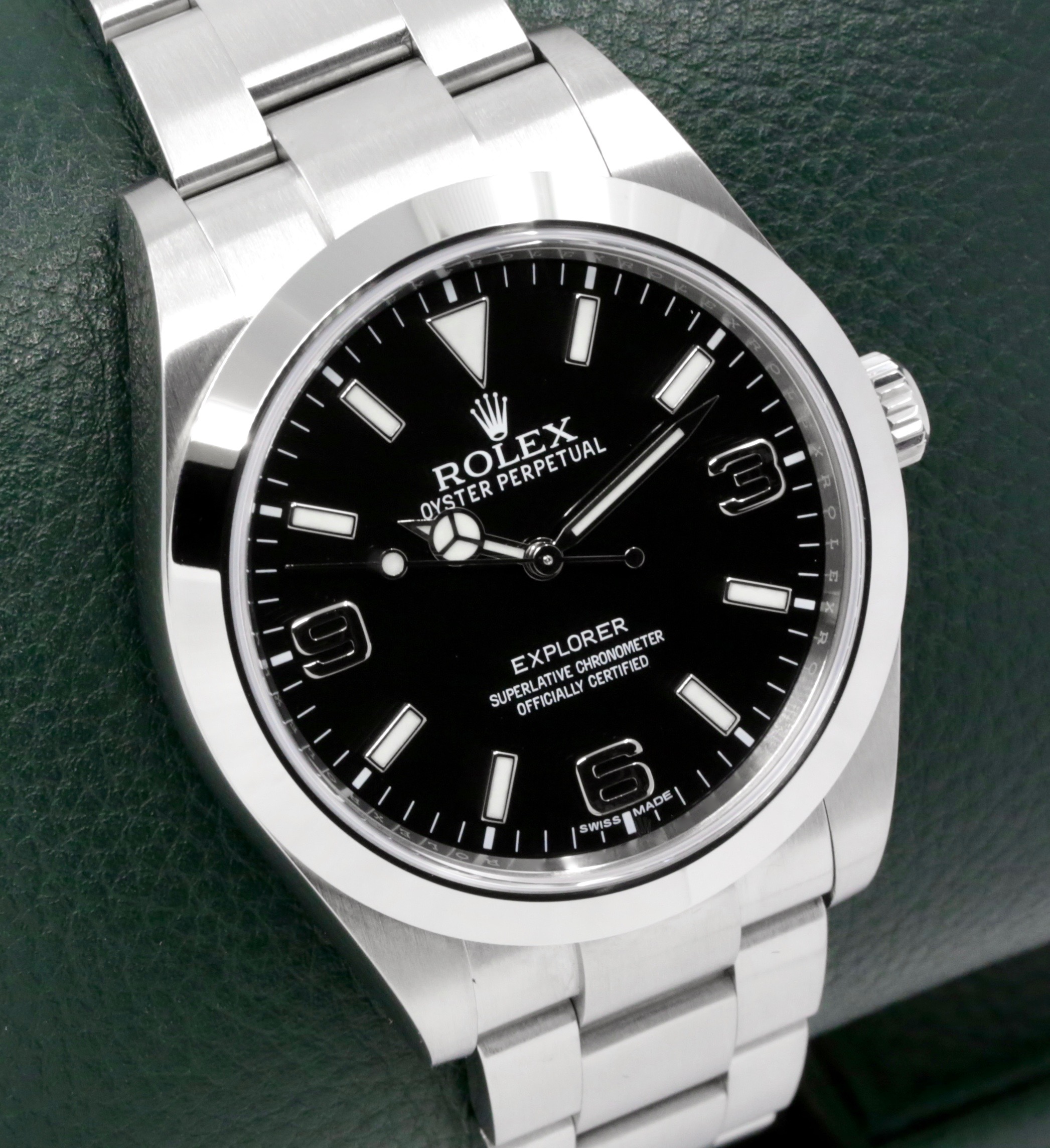 Rolex Explorer I, 39mm in Stainless Steel, Black 3,6,9 Mark 1 Dial on a Rolex Oystersteel Bracelet, Ref. 214270, Circa: 2017, Box, Books, & Rolex Warranty Card - Image 2