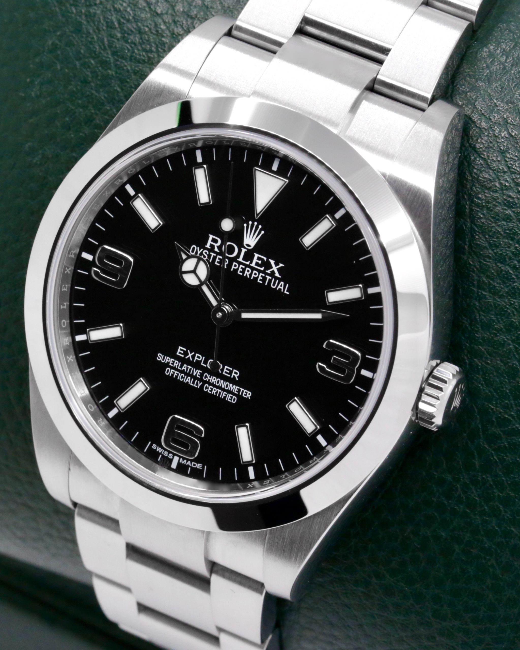 Rolex Explorer I, 39mm in Stainless Steel, Black 3,6,9 Mark 1 Dial on a Rolex Oystersteel Bracelet, Ref. 214270, Circa: 2017, Box, Books, & Rolex Warranty Card - Image 3