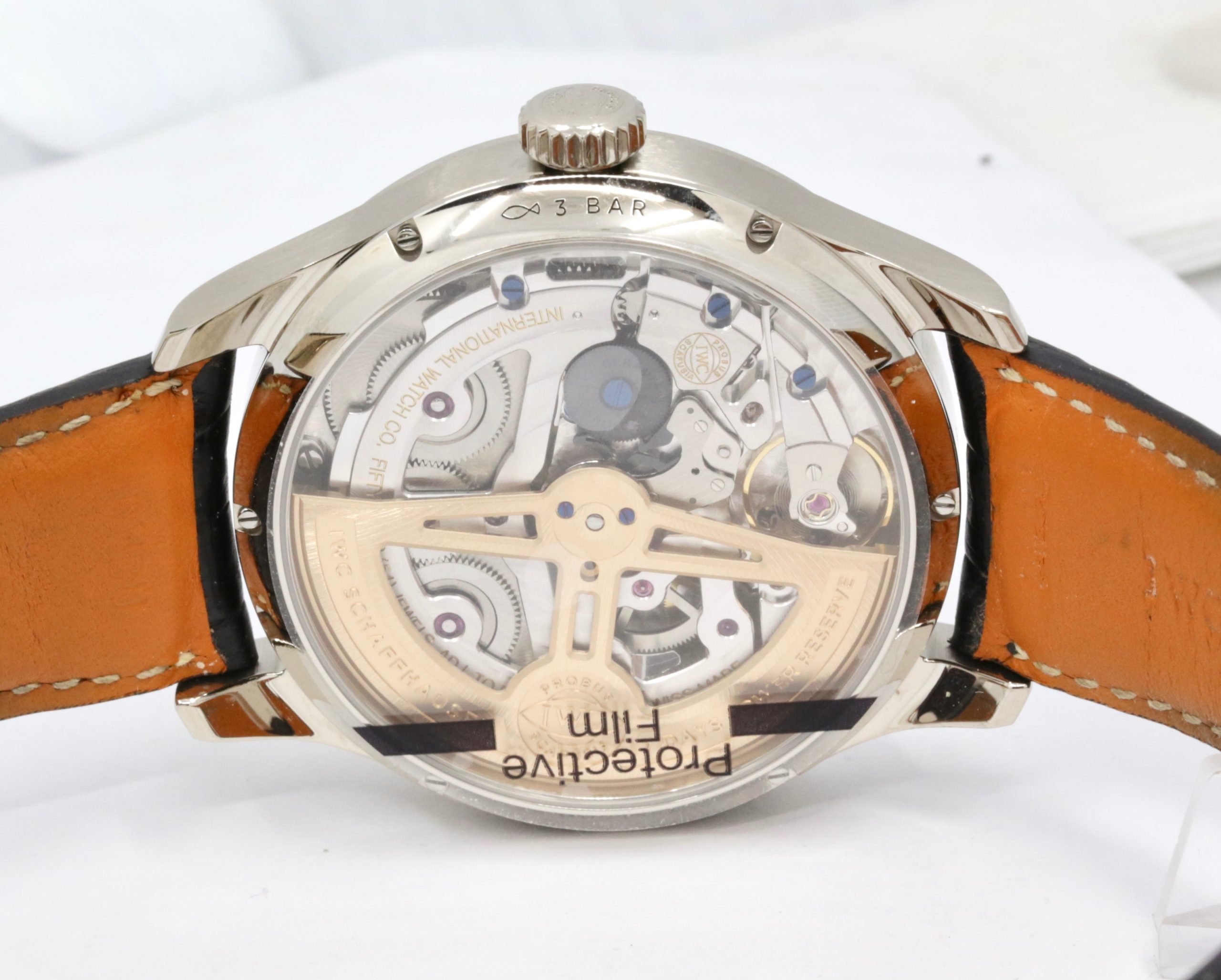 IWC Portugieser Perpetual Calendar, 18ct White Gold, Blue Arab Dial, on Black IWC Alligator Strap with 18ct White Gold Deployant, Ref. IW503401, Circa: 2018, with Box, Papers, & Balance of 2 Year IWC Service Warranty - OUR PRICE: $33,500 *HUGE SAVINGS OFF $67,600 RRP!! - Image 5