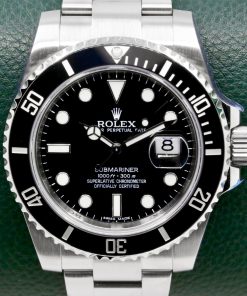 Rolex Oyster Perpetual Submariner Date in Stainless Steel, 40mm, Black Ceramic Bezel, Black Index Dial, on Stainless Steel Rolex Oystersteel Bracelet, Ref. 116610LN, with Box, Book, & Rolex Service Centre Receipt