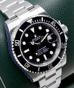 Alternative view of Rolex Oyster Perpetual Submariner Date in Stainless Steel, 40mm, Black Ceramic Bezel, Black Index Dial, on Stainless Steel Rolex Oystersteel Bracelet, Ref. 116610LN, with Box, Book, & Rolex Service Centre Receipt