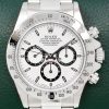 Rolex Cosmograph Daytona, Modified Zenith Movement, 40mm Stainless Steel Case, White Index Dial, on Stainless Steel Rolex Oyster Bracelet, Ref. 16520, Circa: 1997, with Box, Book, Rolex Service Card & Balance of 2 Year Rolex Service Warranty