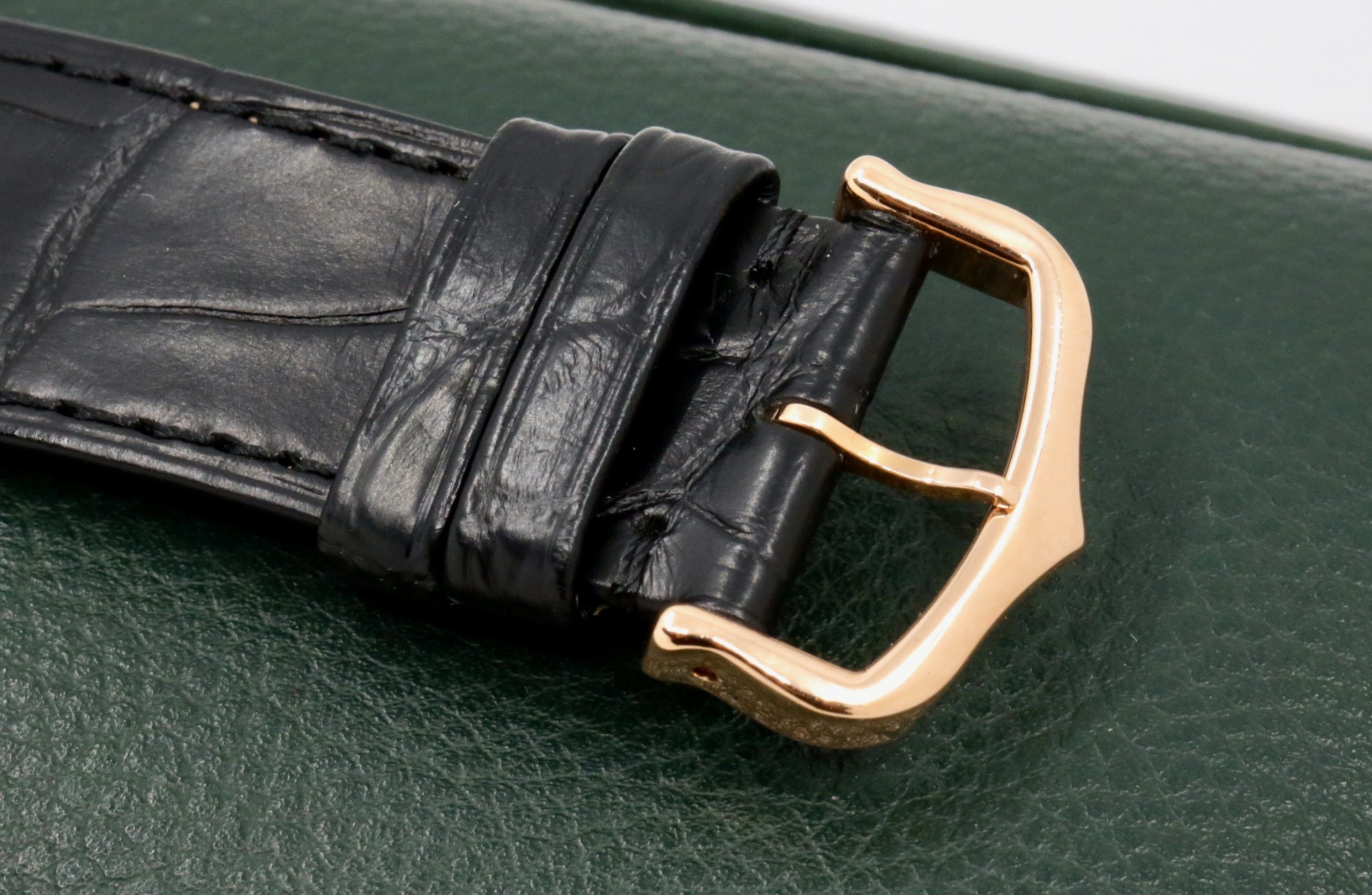 Cartier Tank Louis XL, 18ct Rose Gold Case, Manual Winding, Silver Roman Dial, Blued Steel Hands, on Black Cartier Alligator Strap on 18ct Rose Gold Cartier Tang Buckle, Ref. W1560017, Circa: 2023 with Box, Papers & Balance of 2 Year Cartier Factory Warranty - Image 6