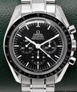 Omega Speedmaster Professional Moonwatch, "Big Box Speedy", 42mm, Stainless Steel, Black Index Dial, on Stainless Steel Omega Bracelet, Ref. 311.30.42.30.01.005, Circa: 2016, Complete with Box, Book, & Omega Warranty Cards