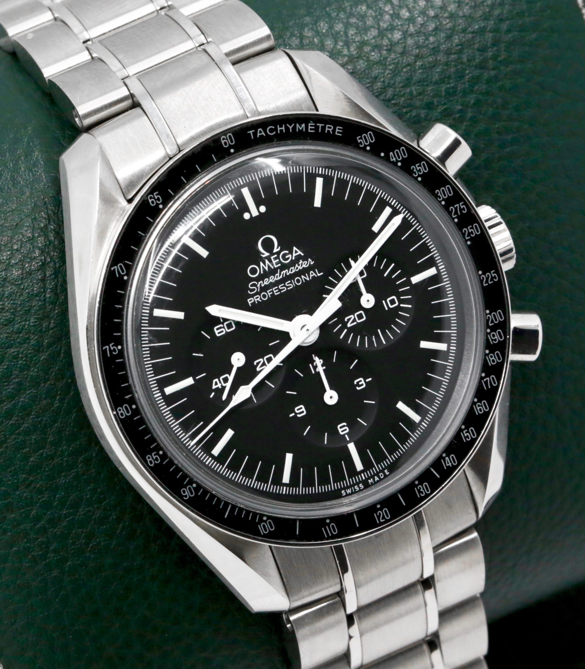 Omega Speedmaster Professional Moonwatch, "Big Box Speedy", 42mm, Stainless Steel, Black Index Dial, on Stainless Steel Omega Bracelet, Ref. 311.30.42.30.01.005, Circa: 2016, Complete with Box, Book, & Omega Warranty Cards - Image 3