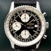 Breitling "Old Navitimer", 40mm, in Stainless Steel, Black Dial with Silver Sub-Dials, on Black Breitling Leather Strap with Stainless Steel Breitling Tang Buckle, Ref. A13022, Circa: 2001, Watch Only - $3,800 inc GST - Sold as Traded!