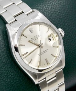 Alternative view of Vintage Rolex Oyster Perpetual Date, 34mm, Stainless Steel, Smooth Bezel, Silver Index Dial, on Stainless Steel Rolex Oyster Bracelet, Ref.1500, Circa: 1966