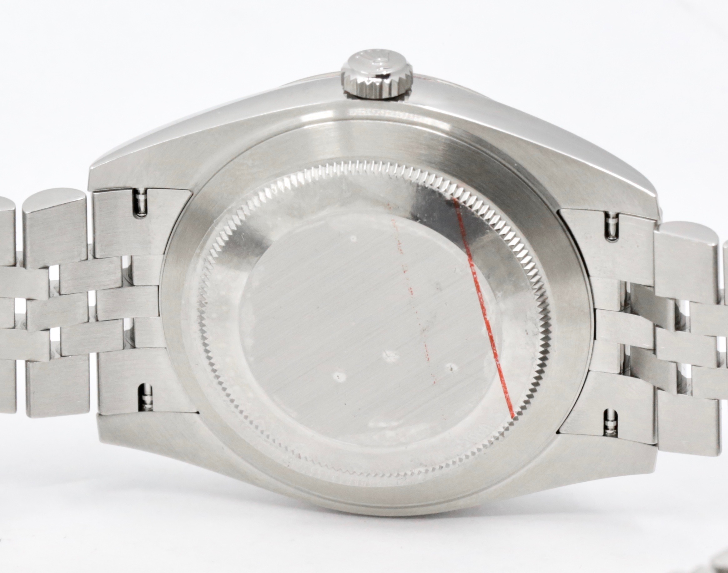 Rolex Datejust 41, Stainless Steel, 18ct White Gold Fluted Bezel, Mint Green Index Dial, on Stainless Steel Rolex Jubilee Bracelet, Ref. 126334, Circa: 2023, with Box, Books, Rolex Warranty Card & Balance of 5 Year Rolex Factory Warranty - Image 5