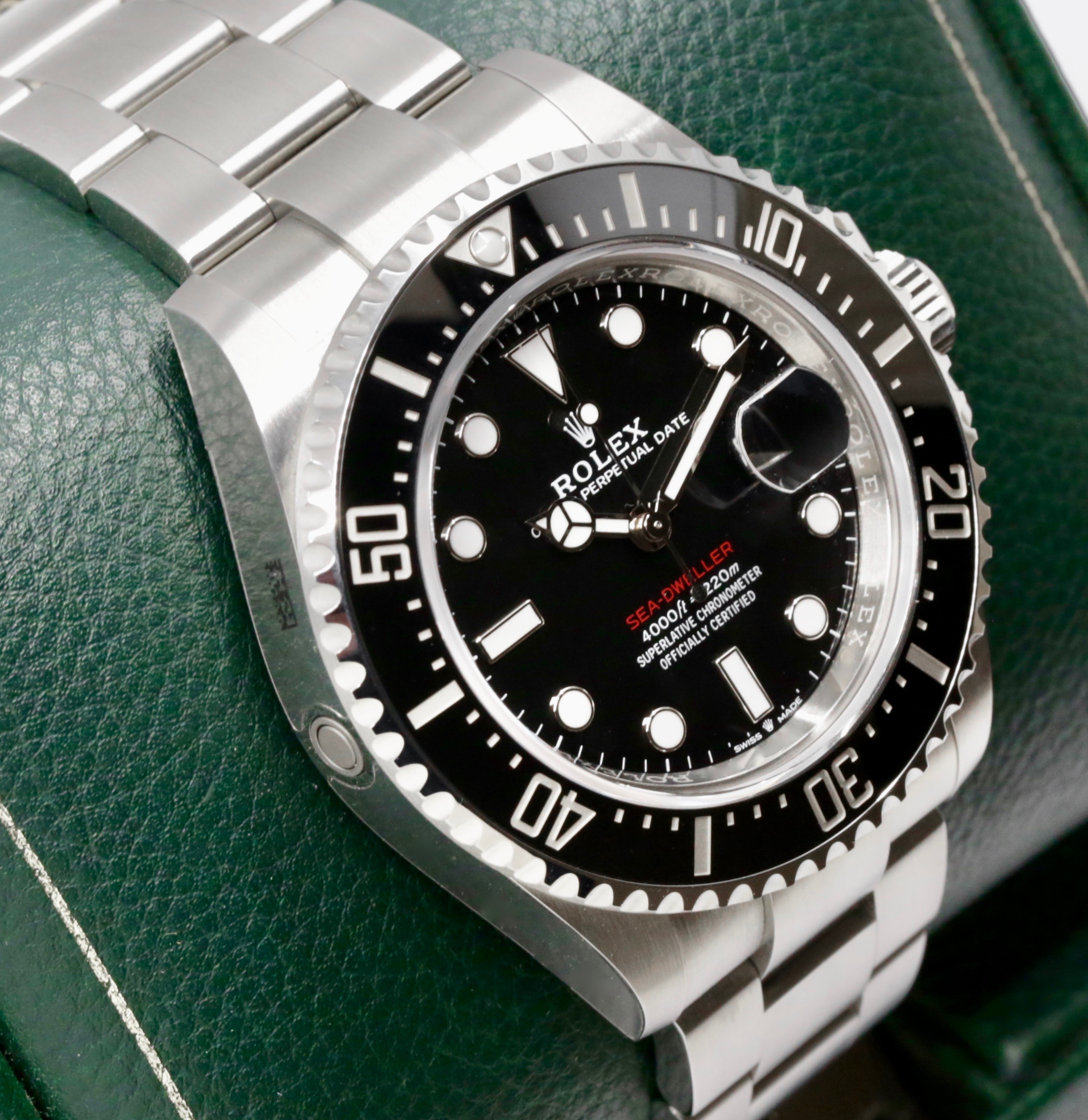 Rolex Sea-Dweller 43, in Stainless Steel, Black Ceramic Bezel, Black Index Dial, on Stainless Steel Rolex Oyster Bracelet, Ref. 126600, Circa: 2024, with Box, Books, Rolex Warranty Card & Balance of 5 Year Rolex Factory Warranty *with barcode sticker still on - Image 2