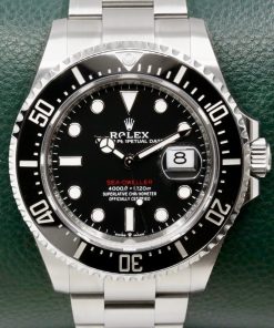Rolex Sea-Dweller 43, in Stainless Steel, Black Ceramic Bezel, Black Index Dial, on Stainless Steel Rolex Oyster Bracelet, Ref. 126600, Circa: 2024, with Box, Books, Rolex Warranty Card & Balance of 5 Year Rolex Factory Warranty *with barcode sticker still on