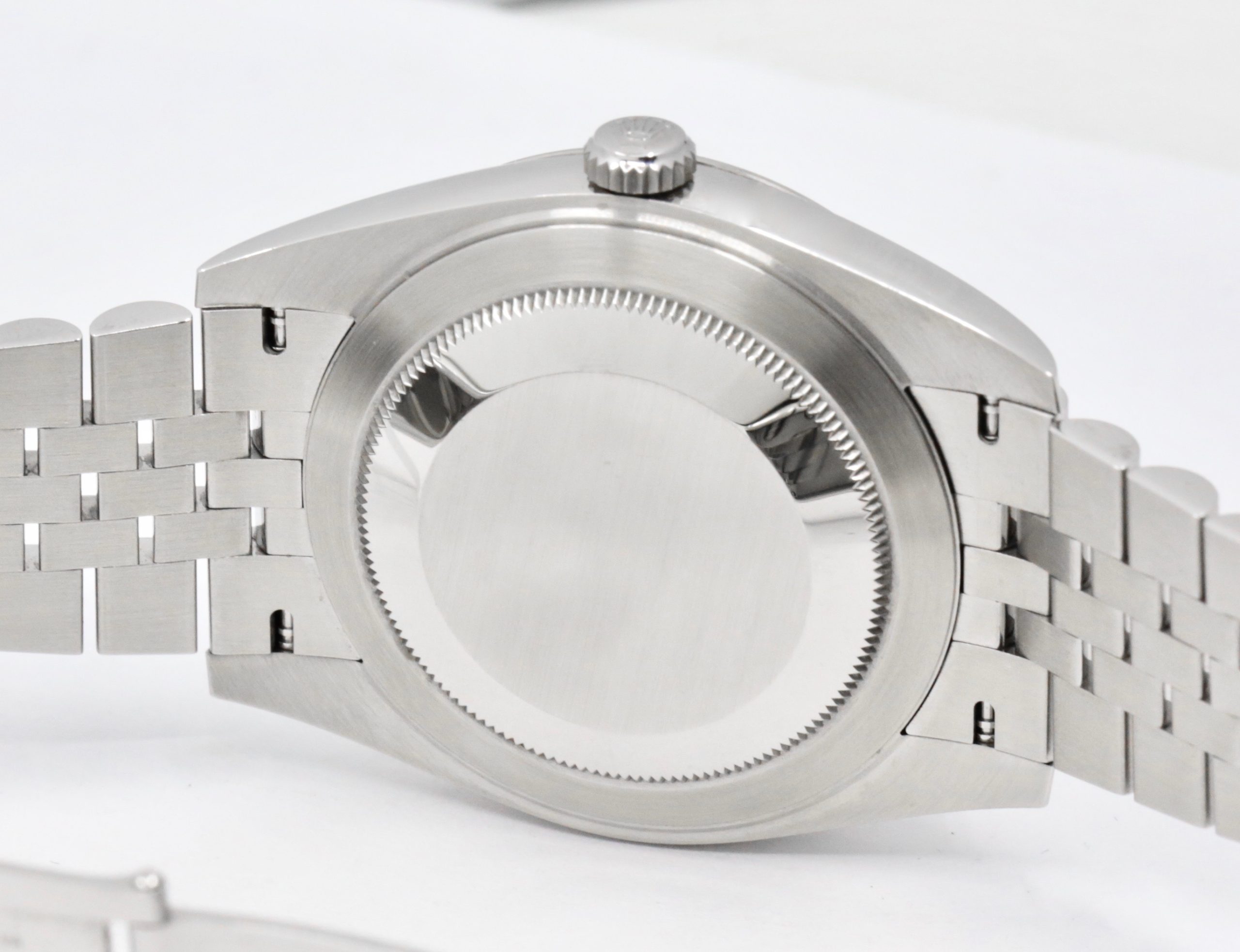 Rolex Datejust 41, Stainless Steel, 18ct White Gold Fluted Bezel, Blue Index Dial, on Stainless Steel Rolex Jubilee Bracelet, Ref. 126334, Circa: 2022, with Box, Books, Rolex Warranty Card & Balance of 5 Year Rolex Factory Warranty - Image 5