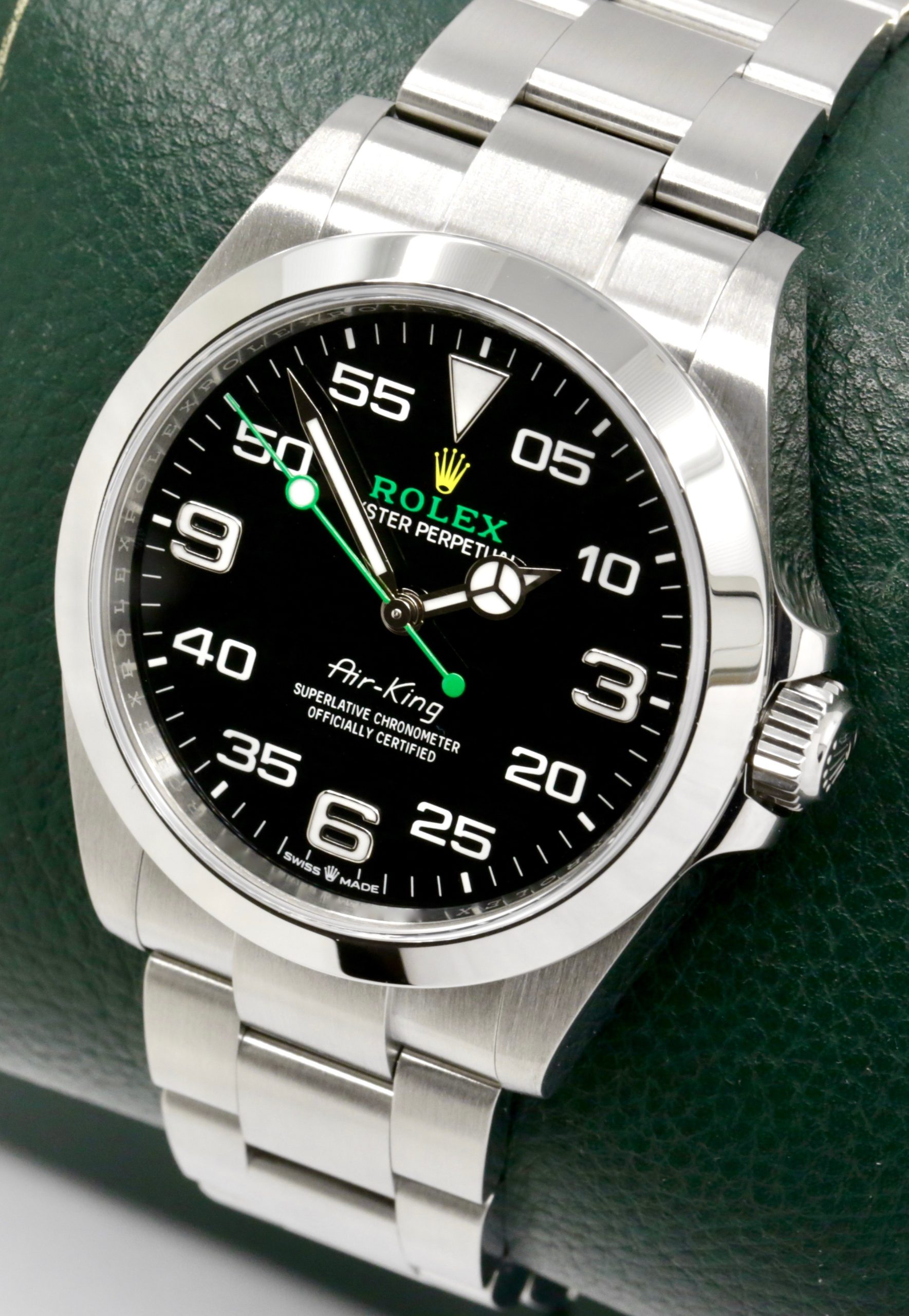 Rolex Air King, 40mm Stainless Steel Case with Crown Guards , Black Arab Dial, on Stainless Steel Rolex Oyster Bracelet, Ref. 126900, Circa: 2023, with Box, Books, Swing Tag, Rolex Warranty Card & Balance of 5 Year Rolex Factory Warranty - Image 2