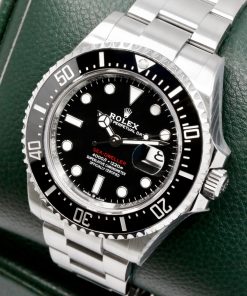Alternative view of Rolex Sea-Dweller 43, in Stainless Steel, Black Ceramic Bezel, Black Index Dial, on Stainless Steel Rolex Oyster Bracelet, Ref. 126600, Circa: 2019, with Box, Books, Green & White Swing Tags, Rolex Warranty Card, Rolex Service Card & Balance of 2 Year Rolex Service Warranty