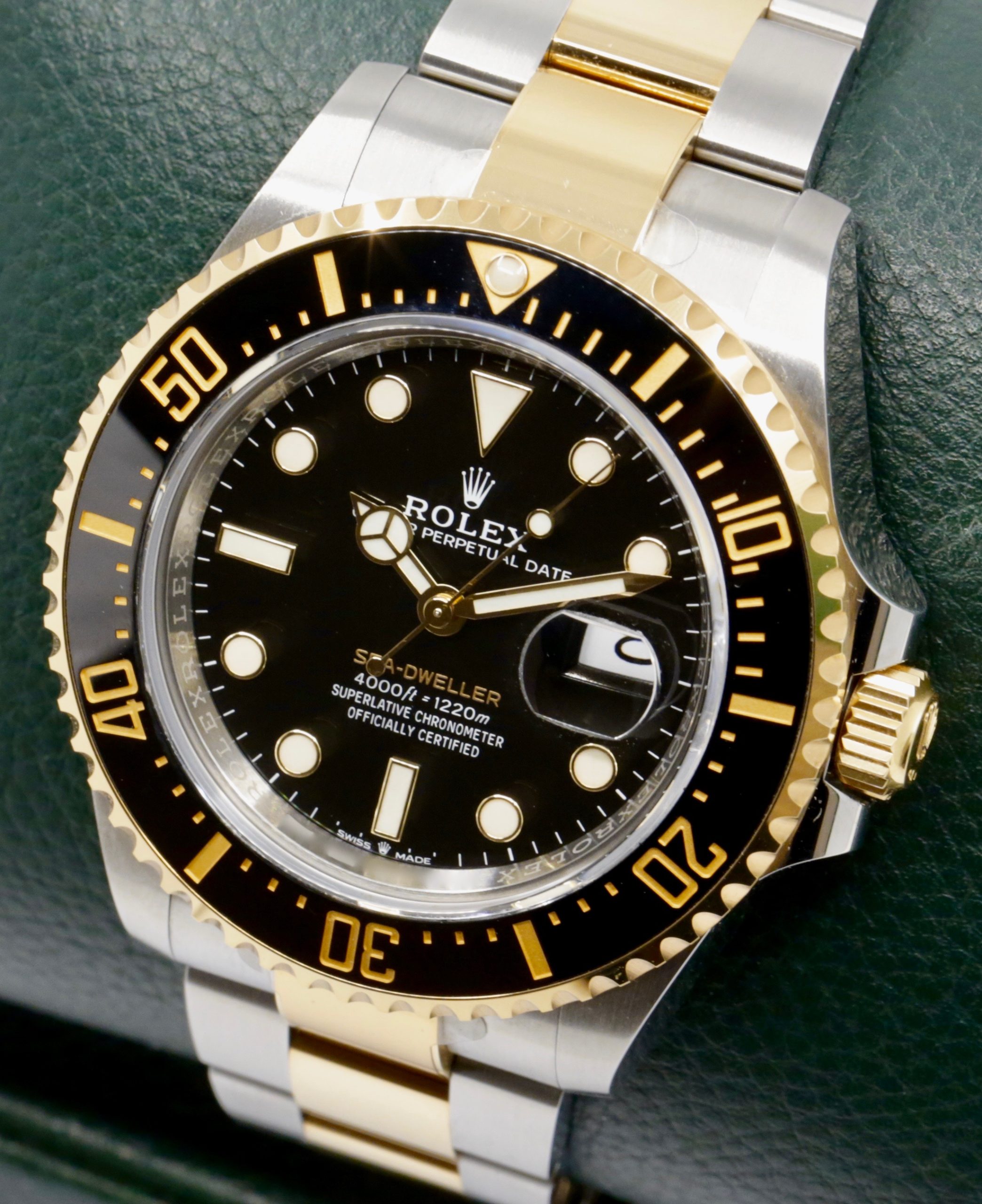 Rolex Sea Dweller 43 "Anniversary" in Stainless Steel &18ct Yellow Gold, Black Index Dial on Stainless Steel & 18ct Yellow Gold Rolex Oyster Bracelet, Ref: 126603, Circa: 2021, Complete with Box, Papers, Swing Tags & Balance of 5 Year Rolex Factory Warranty. - BIG DISCOUNT OFF $32,100 RRP!! - Image 2
