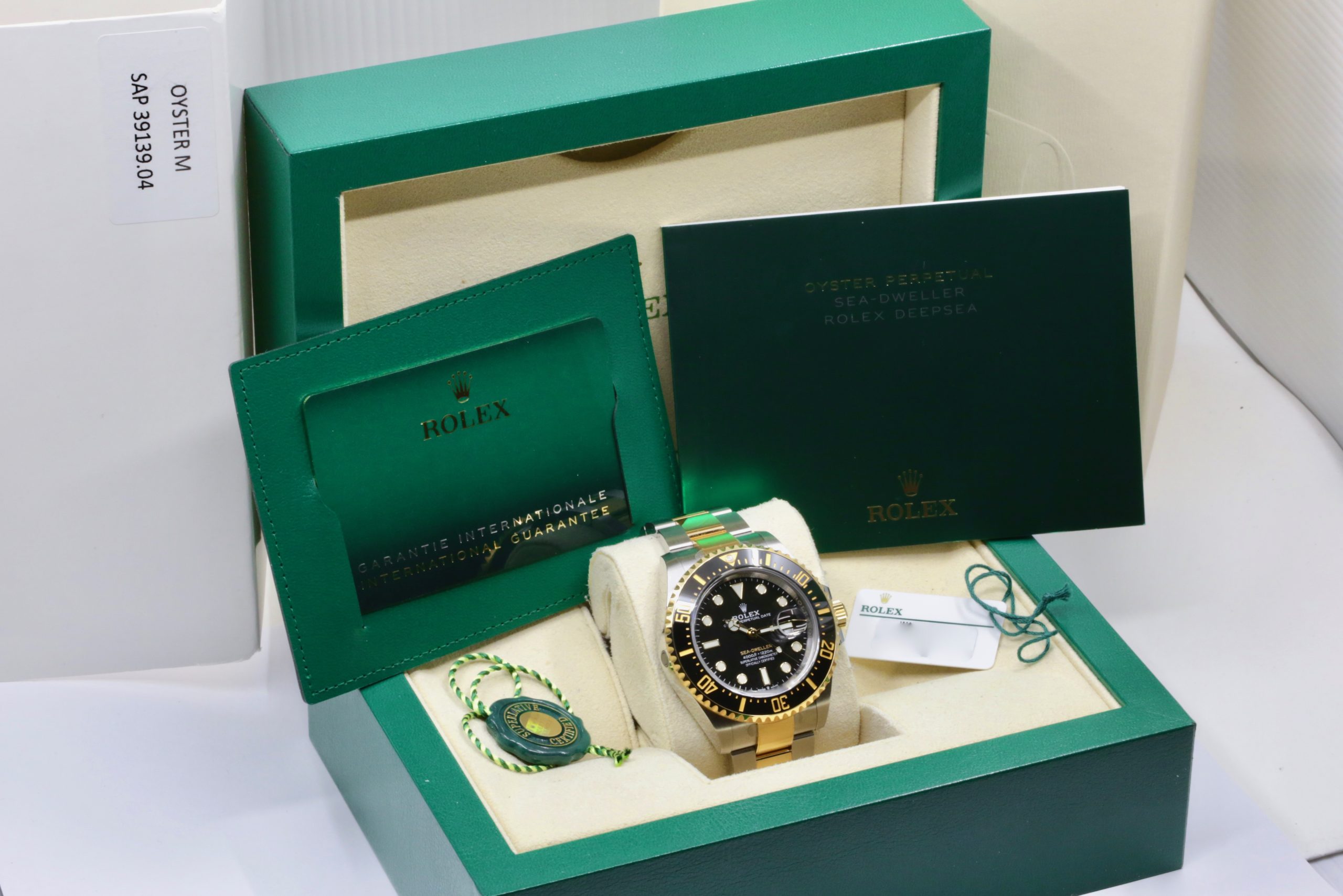 Rolex Sea Dweller 43 "Anniversary" in Stainless Steel &18ct Yellow Gold, Black Index Dial on Stainless Steel & 18ct Yellow Gold Rolex Oyster Bracelet, Ref: 126603, Circa: 2021, Complete with Box, Papers, Swing Tags & Balance of 5 Year Rolex Factory Warranty. - BIG DISCOUNT OFF $32,100 RRP!! - Image 7