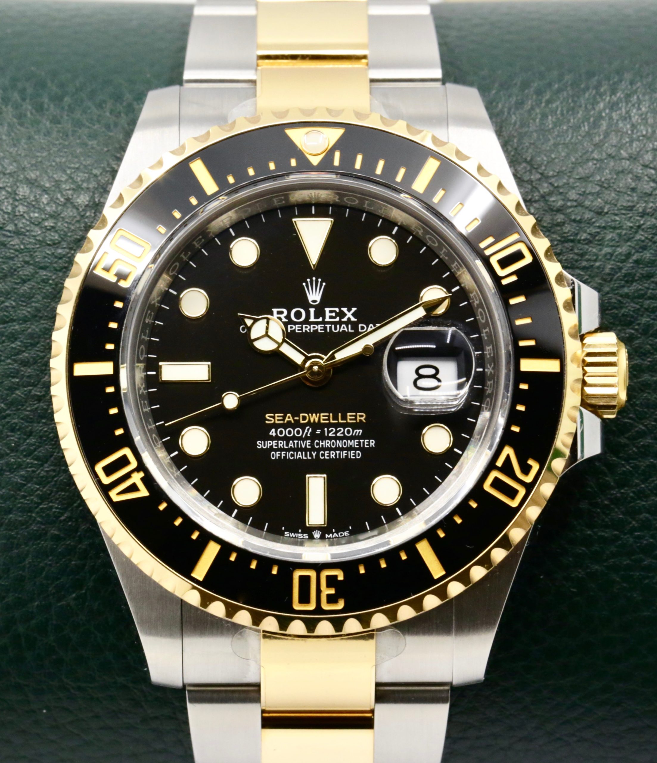 Rolex Sea Dweller 43 "Anniversary" in Stainless Steel &18ct Yellow Gold, Black Index Dial on Stainless Steel & 18ct Yellow Gold Rolex Oyster Bracelet, Ref: 126603, Circa: 2021, Complete with Box, Papers, Swing Tags & Balance of 5 Year Rolex Factory Warranty. - BIG DISCOUNT OFF $32,100 RRP!!