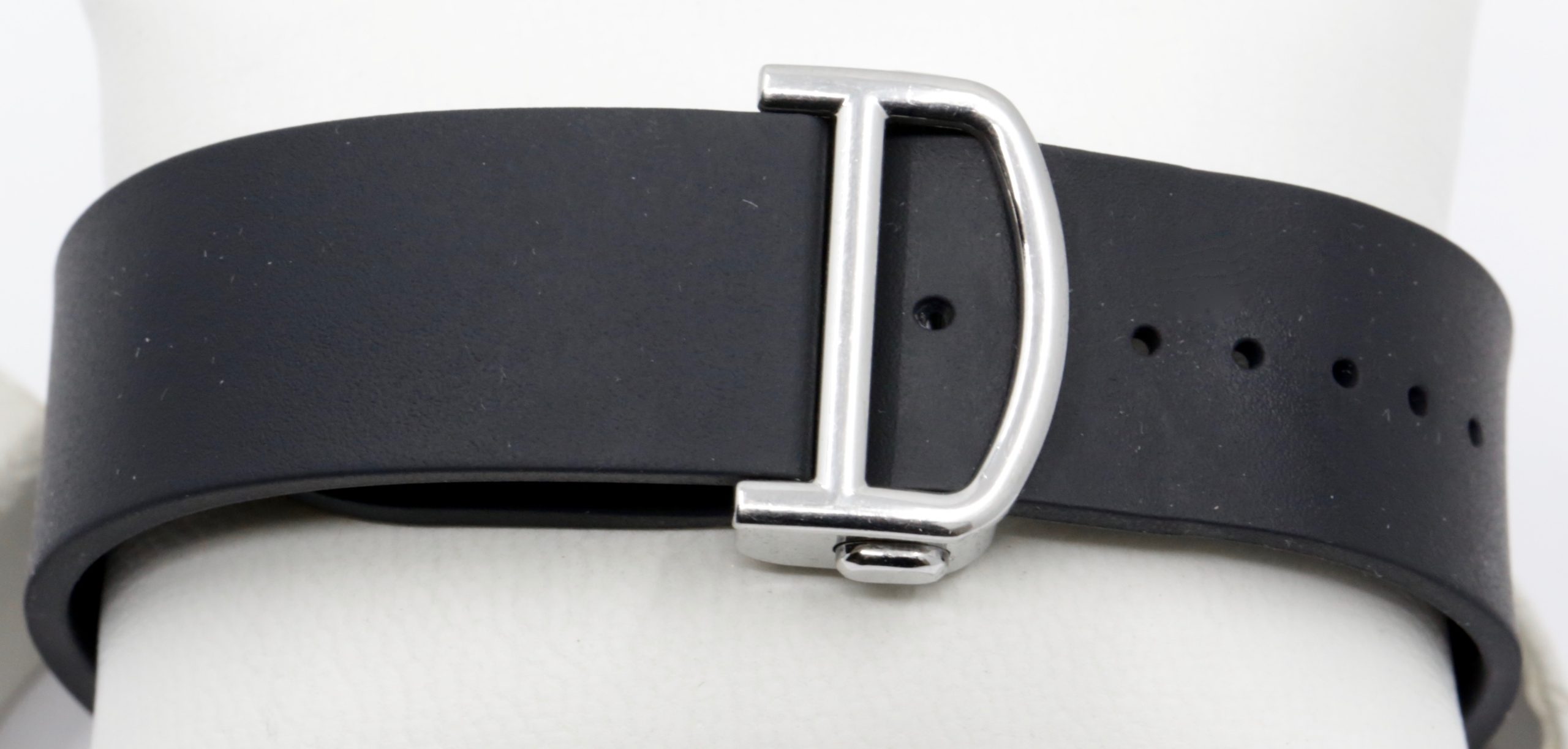 Cartier - Santos De Cartier, Large Model, ADLC Coated Stainless Steel, Black Roman Dial, on Black Cartier Rubber Strap with Stainless Steel Cartier Deployant, Ref. WSSA0039, Circa: 2025, with Box, Papers & Balance of 8 Year Extended Cartier Factory Warranty. Huge reduction over the RRP of $15,000 - Image 6