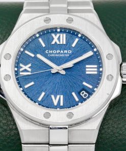 Chopard Alpine Eagle 41mm Automatic in Lucent Steel™ with a Blue Roman index dial, Integrated Chopard stainless steel bracelet with deployant clasp Ref: 298600-3001 Ca: 2019 (est), Watch Only- $8,900 inc GST