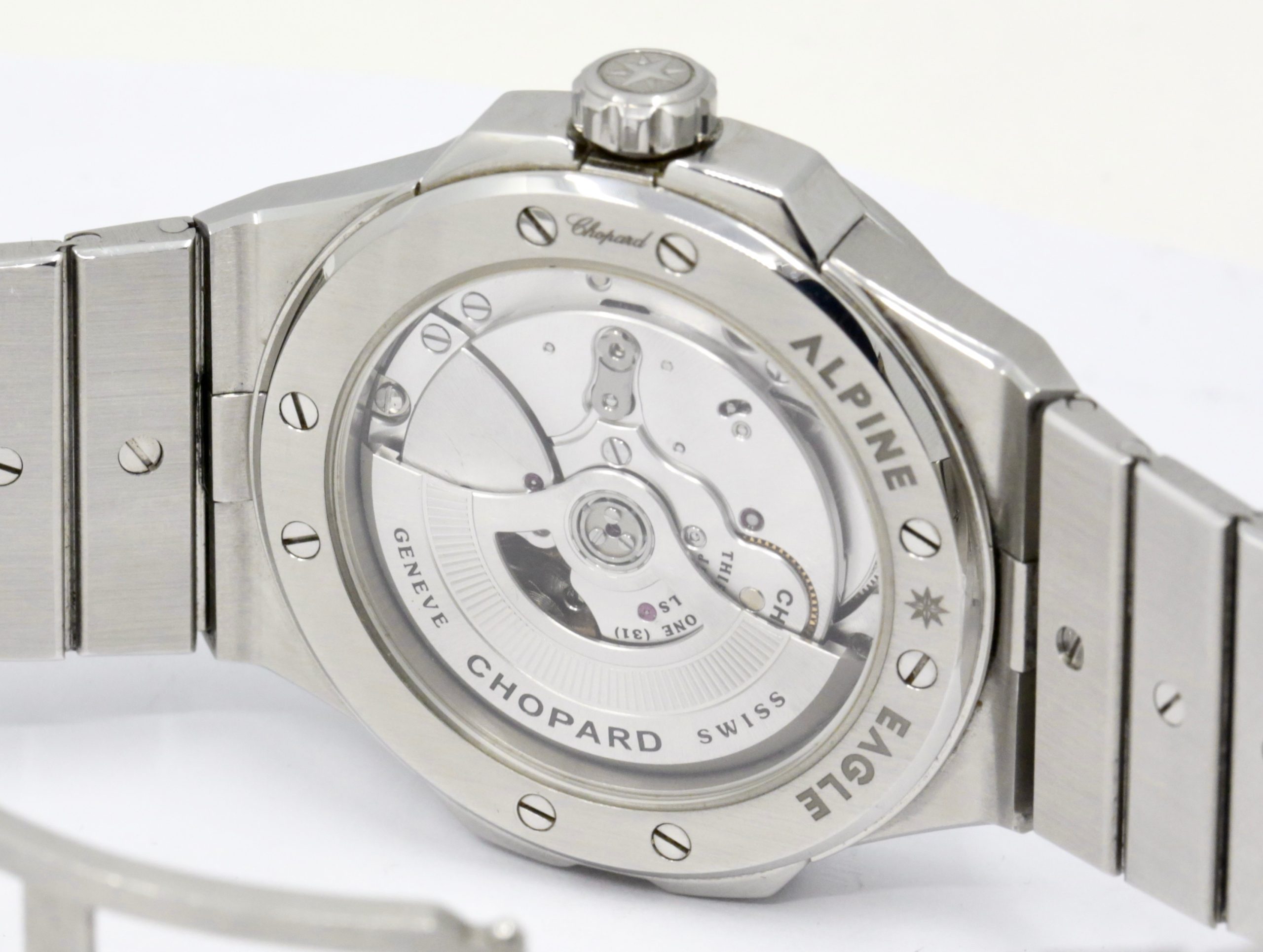 Chopard Alpine Eagle 41mm Automatic in Lucent Steel™ with a Blue Roman index dial, Integrated Chopard stainless steel bracelet with deployant clasp Ref: 298600-3001 Ca: 2019 (est), Watch Only- $8,900 inc GST - Image 5