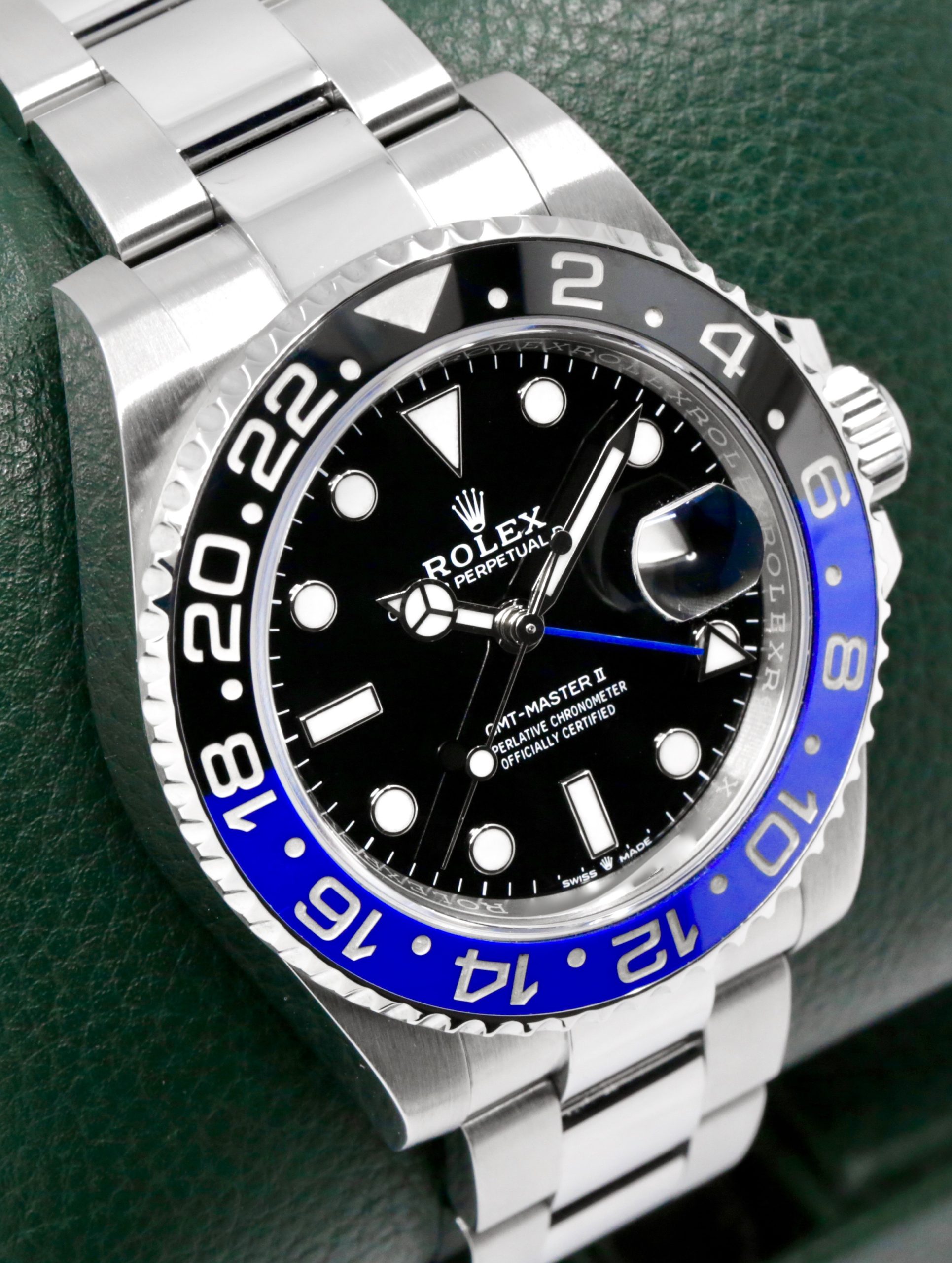 Rolex GMT-Master II "Batman", Stainless Steel, Black Index Dial, Blue & Black Ceramic Bezel, on Stainless Steel Rolex Oyster Bracelet, Ref. 126710BLNR, Circa: 2022, with Box, Books, Swing Tag, Rolex Warranty Card & Balance of 5 Year Rolex Warranty - Image 2