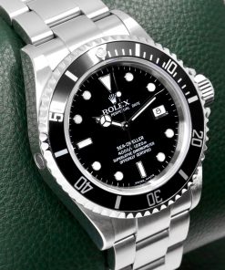 Alternative view of Rolex Oyster Perpetual Sea-Dweller, 40mm, Stainless Steel, Black Index Dial on Stainless Steel Rolex Oyster Bracelet, Ref.16600, Circa: 2005, Complete with Box, Books, Anchor Swing Tag, Rolex Warranty Card, Rolex Service Card & Rolex Service Papers