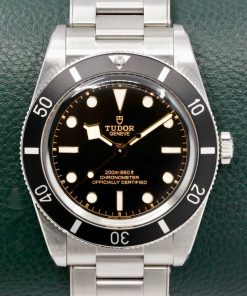 Tudor Black Bay 54, Stainless Steel, Black Index Dial, Black Bezel, on Stainless Steel Tudor Oyster Style Bracelet, Ref. 79000N, Circa: 2023, with Box, Books, Tudor Warranty Card, & Balance of 5 Year Tudor Factory Warranty