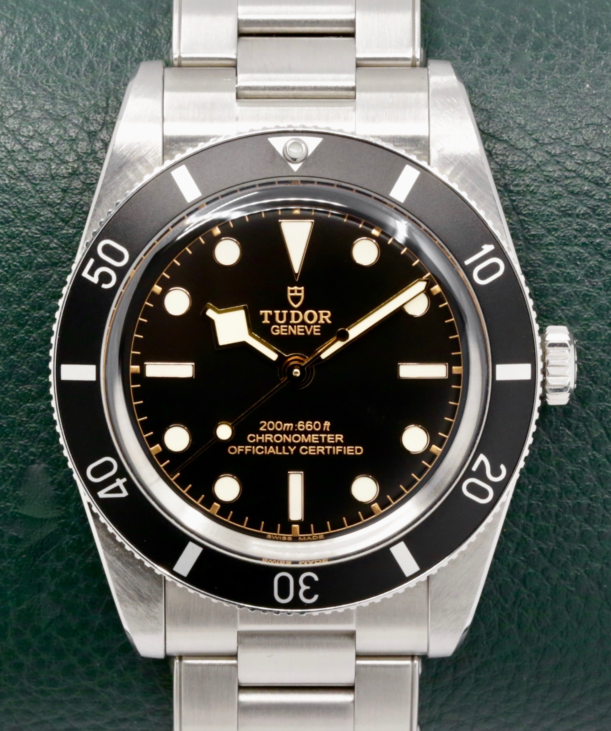 Tudor Black Bay 54, Stainless Steel, Black Index Dial, Black Bezel, on Stainless Steel Tudor Oyster Style Bracelet, Ref. 79000N, Circa: 2023, with Box, Books, Tudor Warranty Card, & Balance of 5 Year Tudor Factory Warranty