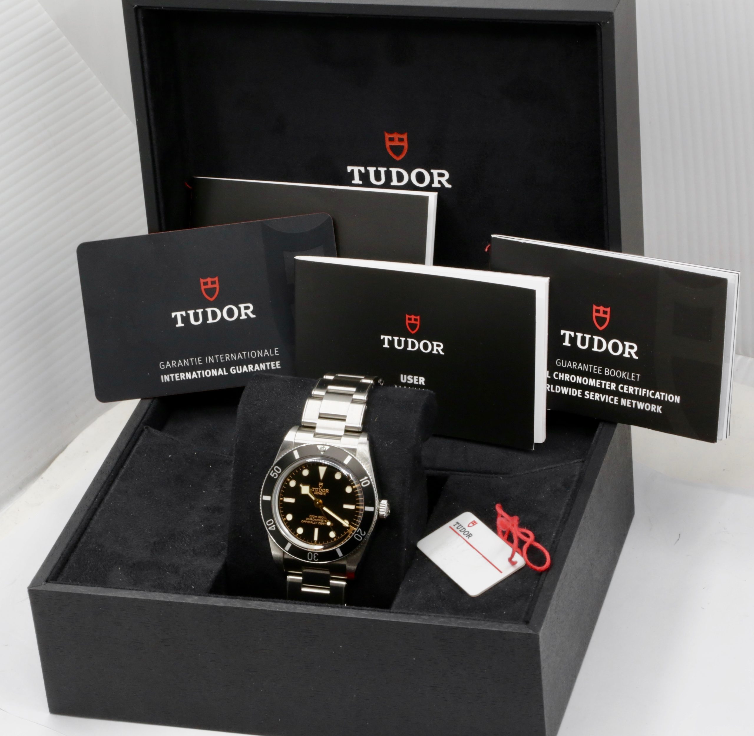 Tudor Black Bay 54, Stainless Steel, Black Index Dial, Black Bezel, on Stainless Steel Tudor Oyster Style Bracelet, Ref. 79000N, Circa: 2023, with Box, Books, Tudor Warranty Card, & Balance of 5 Year Tudor Factory Warranty - Image 7