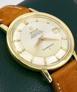 Alternative view of Omega Constellation Pie Pan 18ct 0.750 Yellow Gold, Circa: 1967