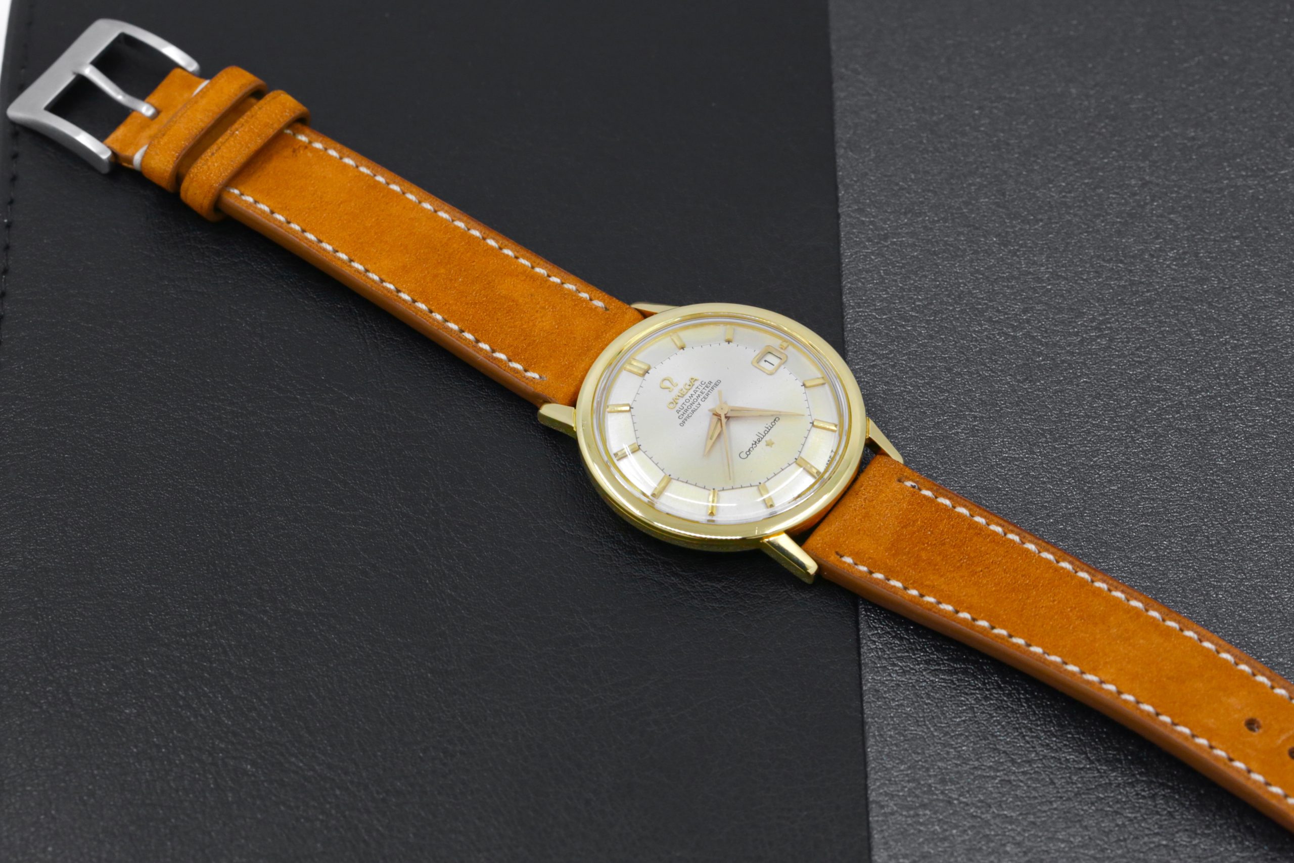 Omega Constellation Pie Pan 18ct 0.750 Yellow Gold, Circa: 1967 - Image 5