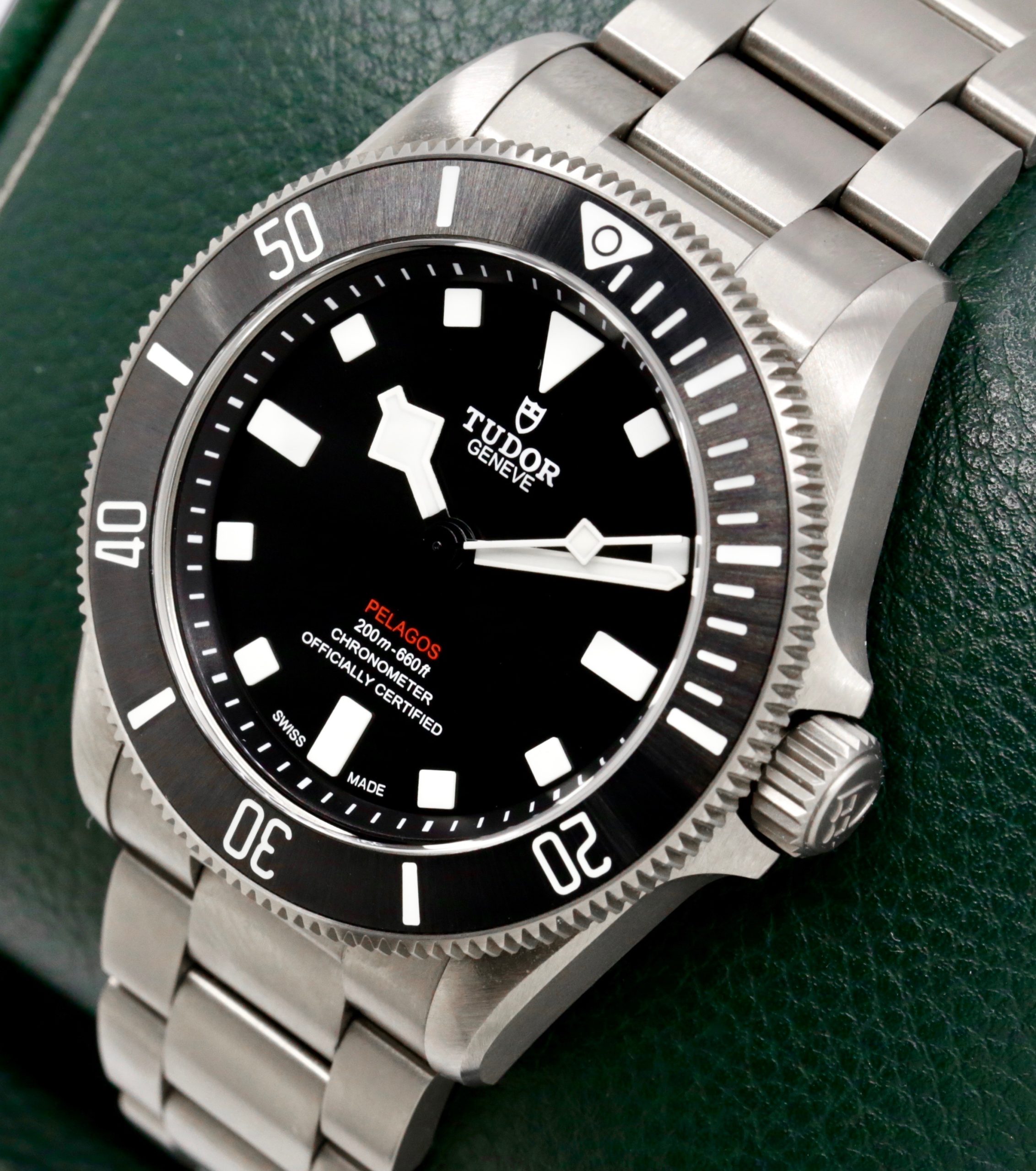 Tudor Pelagos 39 in Titanium, with a Black index dial and black ceramic Bezel, on a Tudor Titanium bracelet. Ref: 25407N Box, Books and Tudor Warranty Card, Circa: 2024 - Image 2
