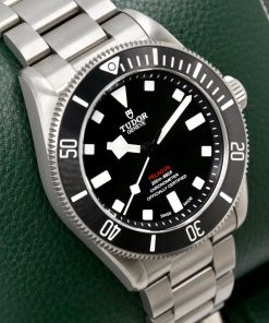 Tudor Pelagos 39 in Titanium, with a Black index dial and black ceramic Bezel, on a Tudor Titanium bracelet. Ref: 25407N Box, Books and Tudor Warranty Card, Circa: 2024