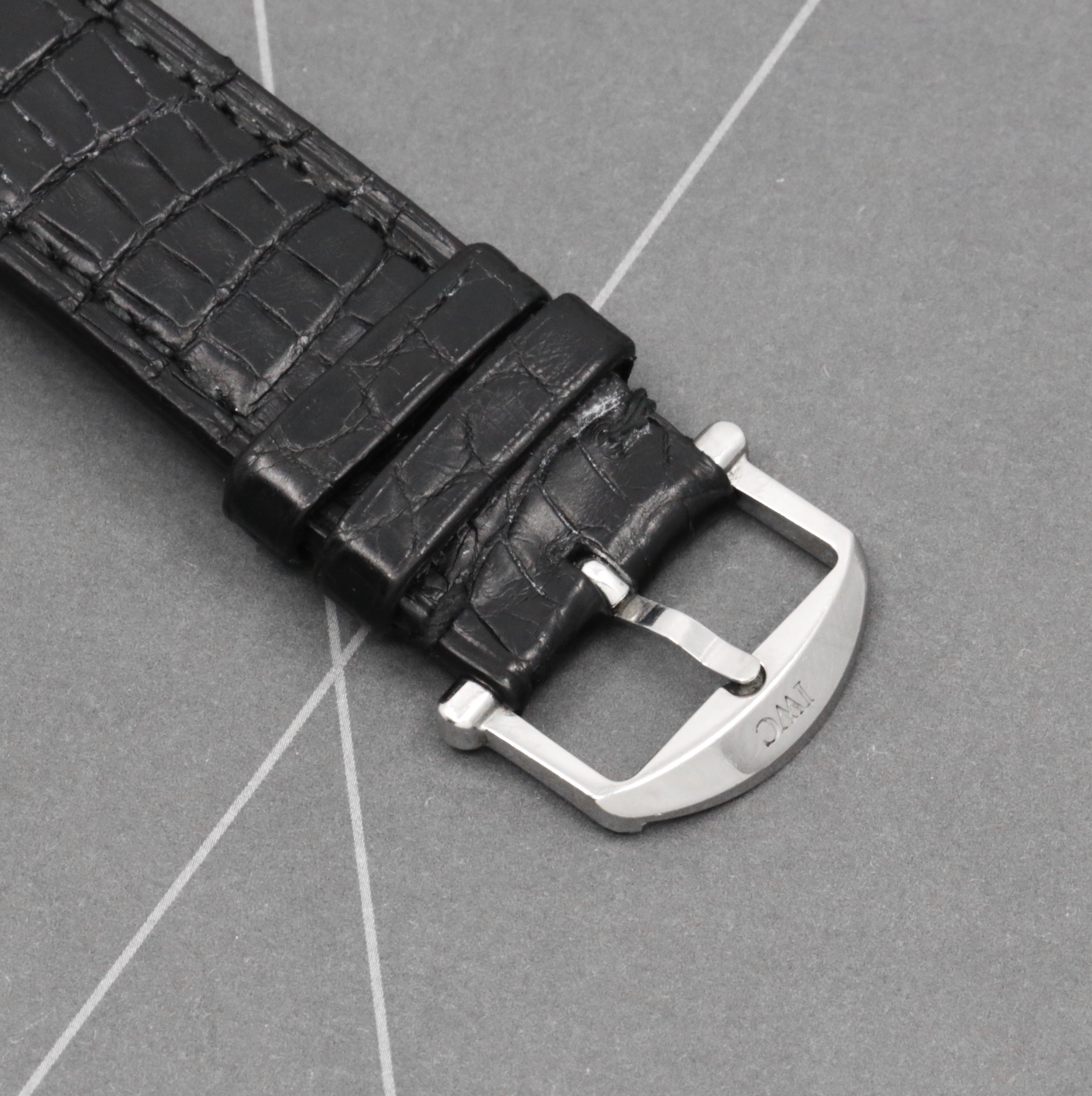 IWC Portofino Chronograph, 42mm Stainless Steel Case, White Index Dial with Day & Date, on Black IWC Alligator Strap with Stainless Steel IWC Tang Buckle, Ref. IW3910, Circa: 2014, with IWC Service Box & IWC Warranty Card *Sold as Traded - Image 5