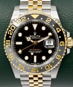 Rolex GMT-Master II, Stainless Steel & 18ct Yellow Gold, Black Index Dial, Black & Grey Ceramic Bezel, on Stainless Steel & 18ct Yellow Gold Rolex Jubilee Bracelet, Ref. 126713GRNR, Circa: 2023, Complete with Box, Books, Swing Tags, Rolex Warranty Card & Balance of 5 Year Rolex Factory Warranty